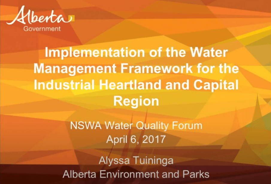Video Implementation of the Water Management Framework for the